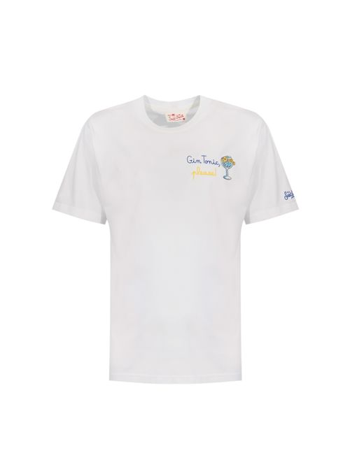 T-shirt Portofino in jersey con ricamo Gin Tonic Please Mc2 Saint Barth | POT000104462L